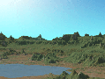 old skool voxel terrain renderer